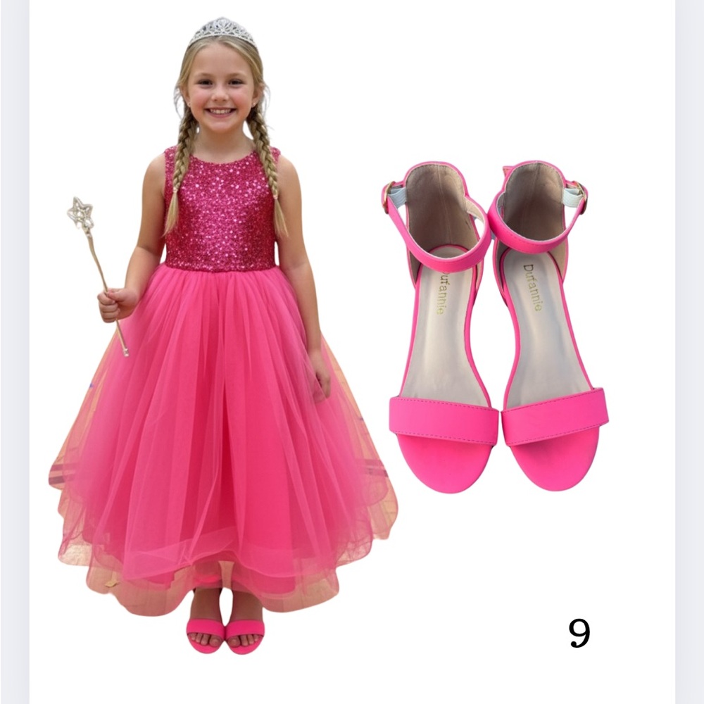 Dufannie Girls Sandals Princess heels S/13